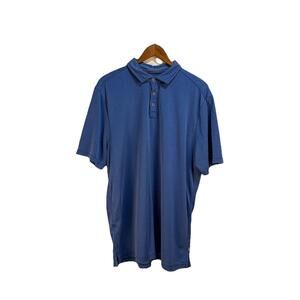 Tommy Bahama Shirt Mens L Blue Polo Lightweight‎ Golf Shirt